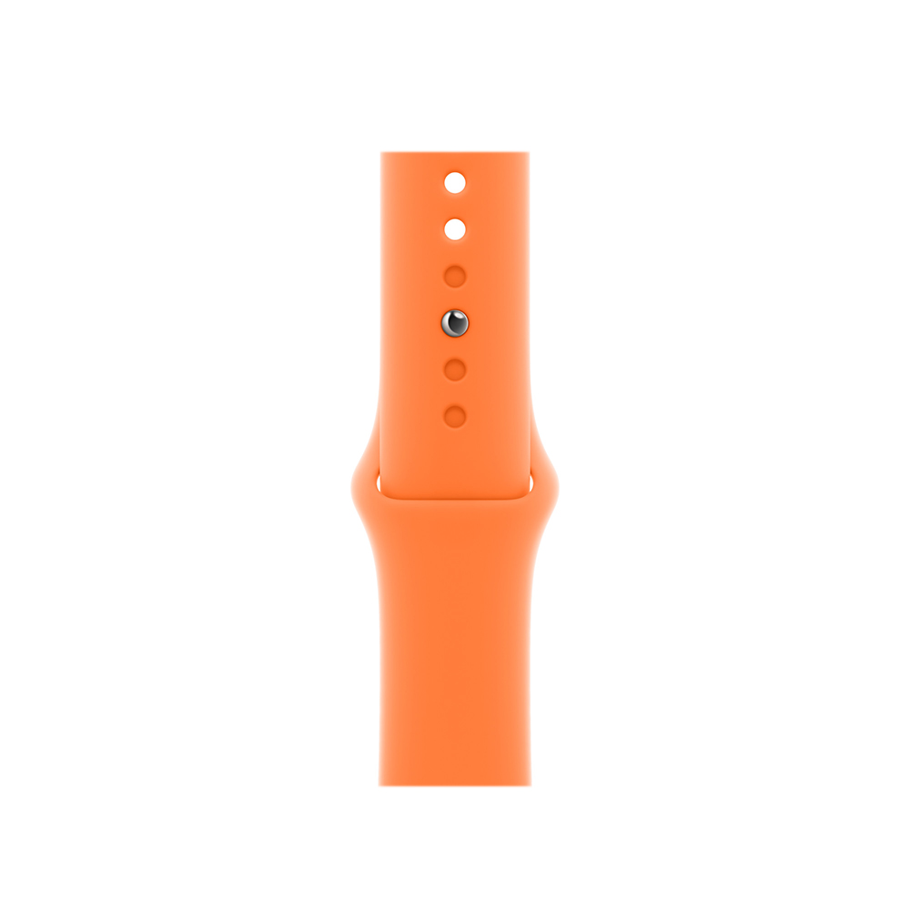 Correa Apple Deportiva Naranja Intenso Caja De 42-41-40 mm M/L        